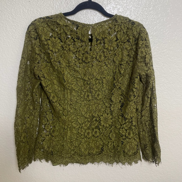 ⭐️ Lace Work Business Casual Classy Chic Glam Posh Hipster Hippie Hip Blouse Top - Picture 2 of 7